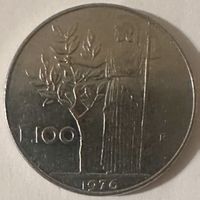 Italienische Lira 100 München 1976 im Top Zustand!