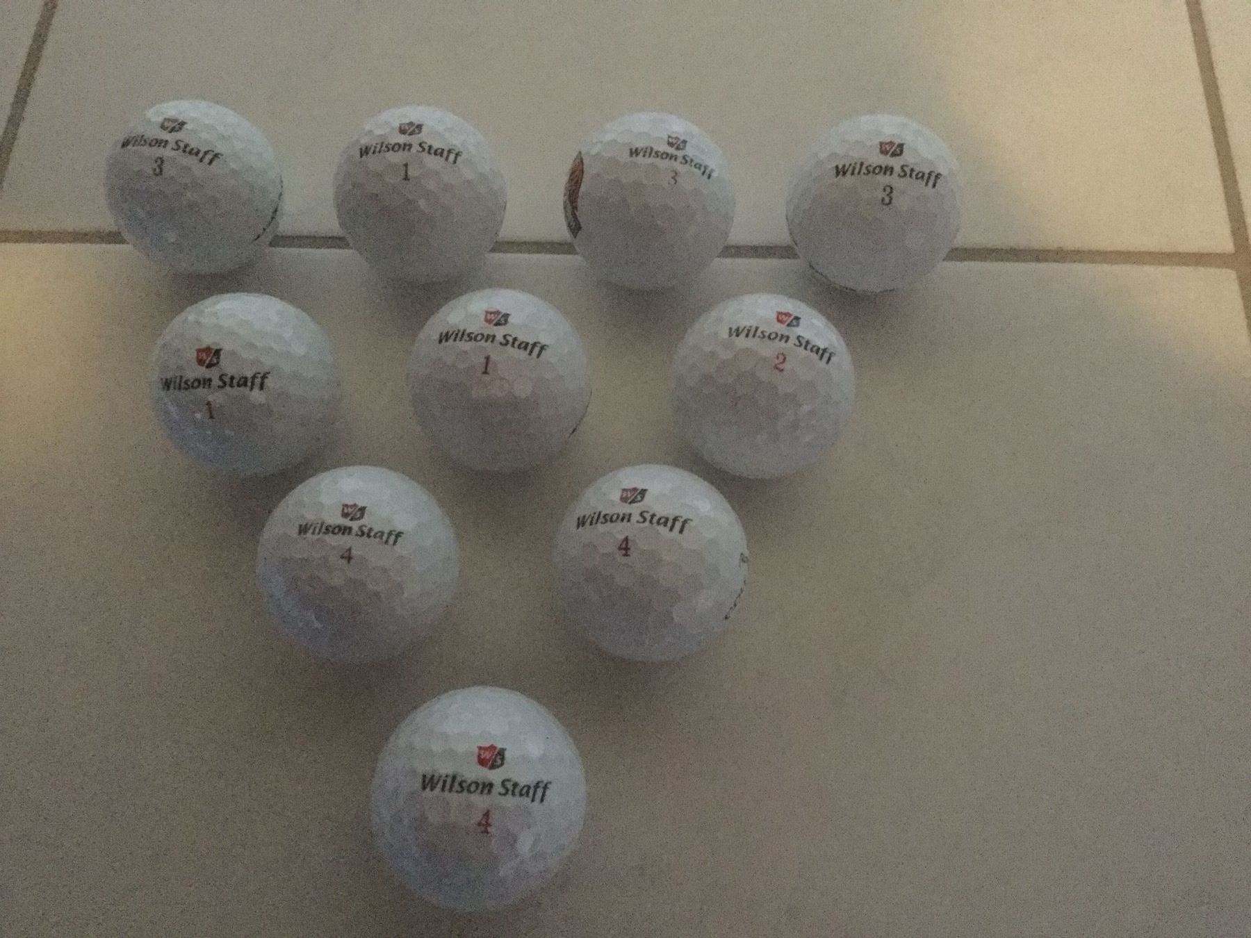 Wilson Palloni: 70 Wilson Staff Golfbälle – Usato da Niederlenz venduto da wile01 1