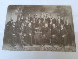 Antique Photo SCHÜTZENBUND 1896-1906 - Seltene Jubiläumsfoto