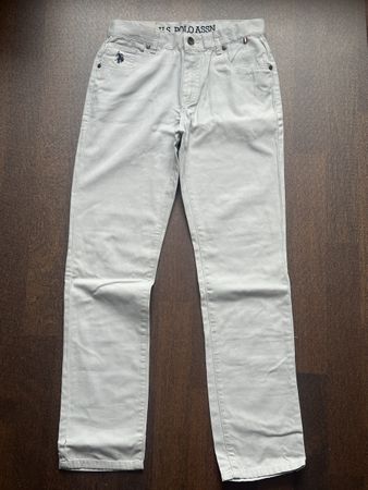 US Polo Assn. Hose Beige, Grösse 14, Top Zustand!