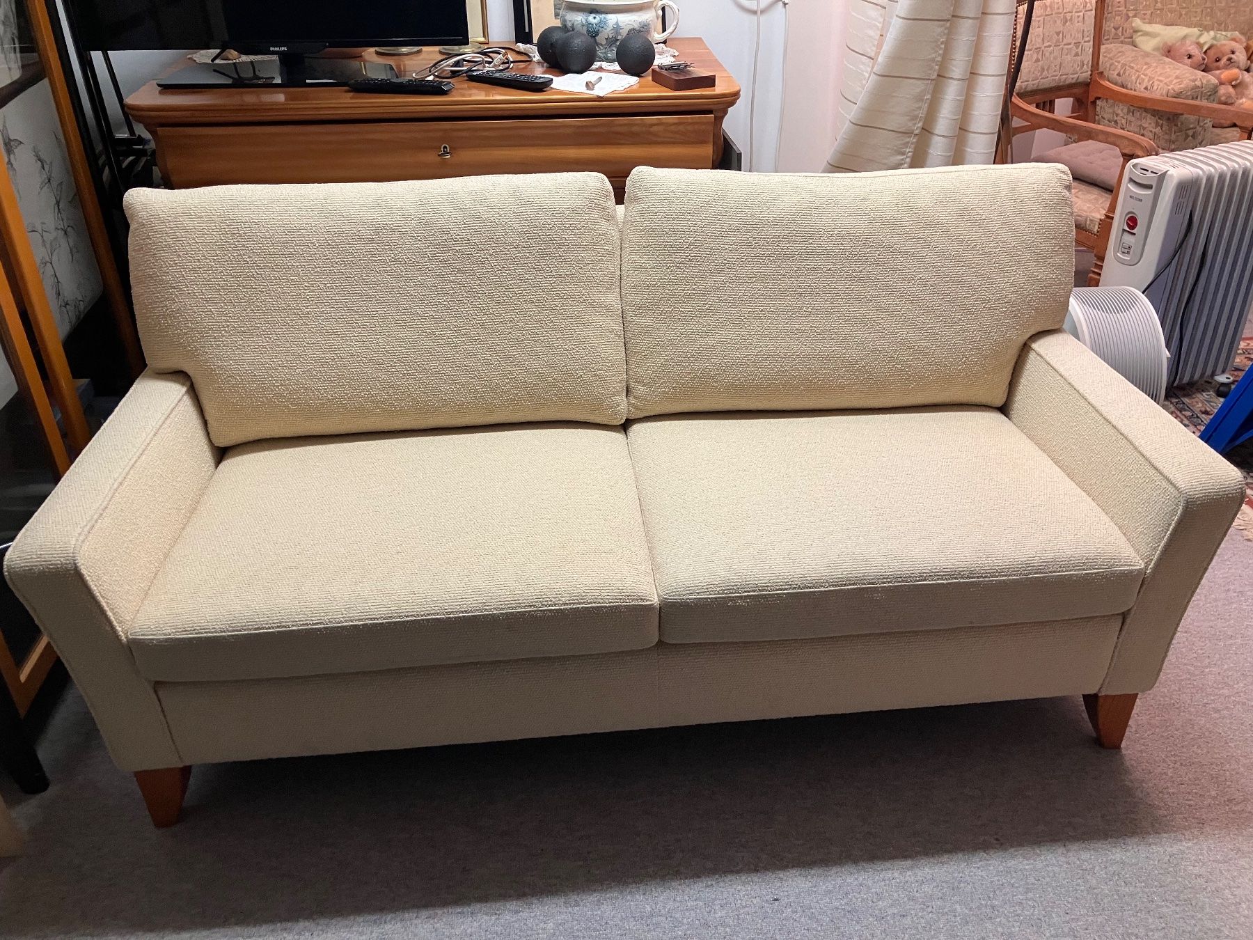 Divani: Gemütliches 2er Sofa, hellbeige/ gelb, Top Zustand! – Usato da Bichwil venduto da Bac2