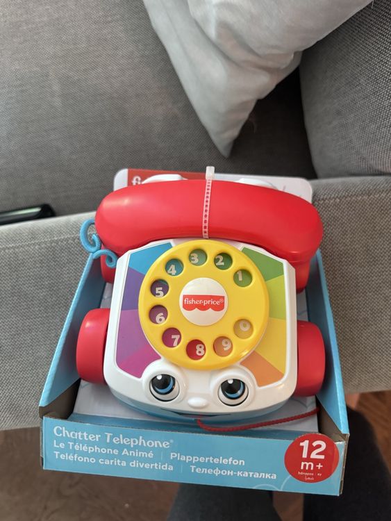 thumbnail image 2 of Fisher-Price Baby Toy Chime & Ride Fire Truck Push-Along Vehicle With Fine Motor Activities For Infants Ages 6 Months 2 of 14