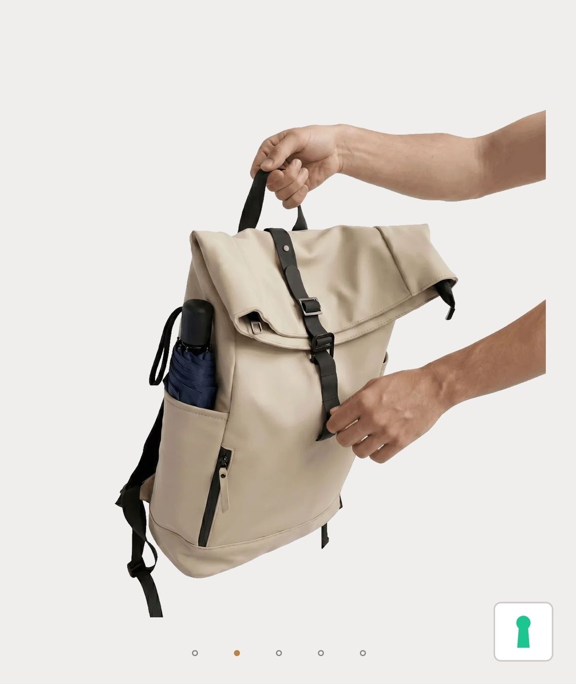 Rucksäcke: Bialetti Rucksack Rollverschluss beige  – Neu (gemäss Beschreibung) aus Zürich von Drago670 1