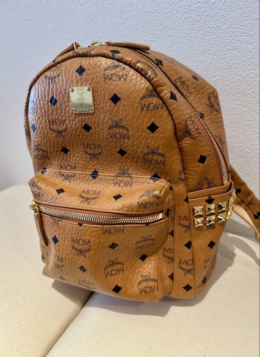 Mcm Zaini: MCM Rucksack in Cognac – Usato da Untersiggenthal venduto da sil_td6n