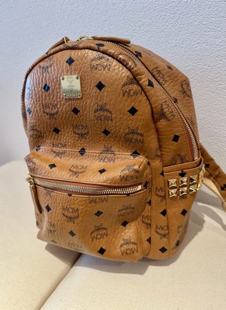MCM Rucksack in Cognac