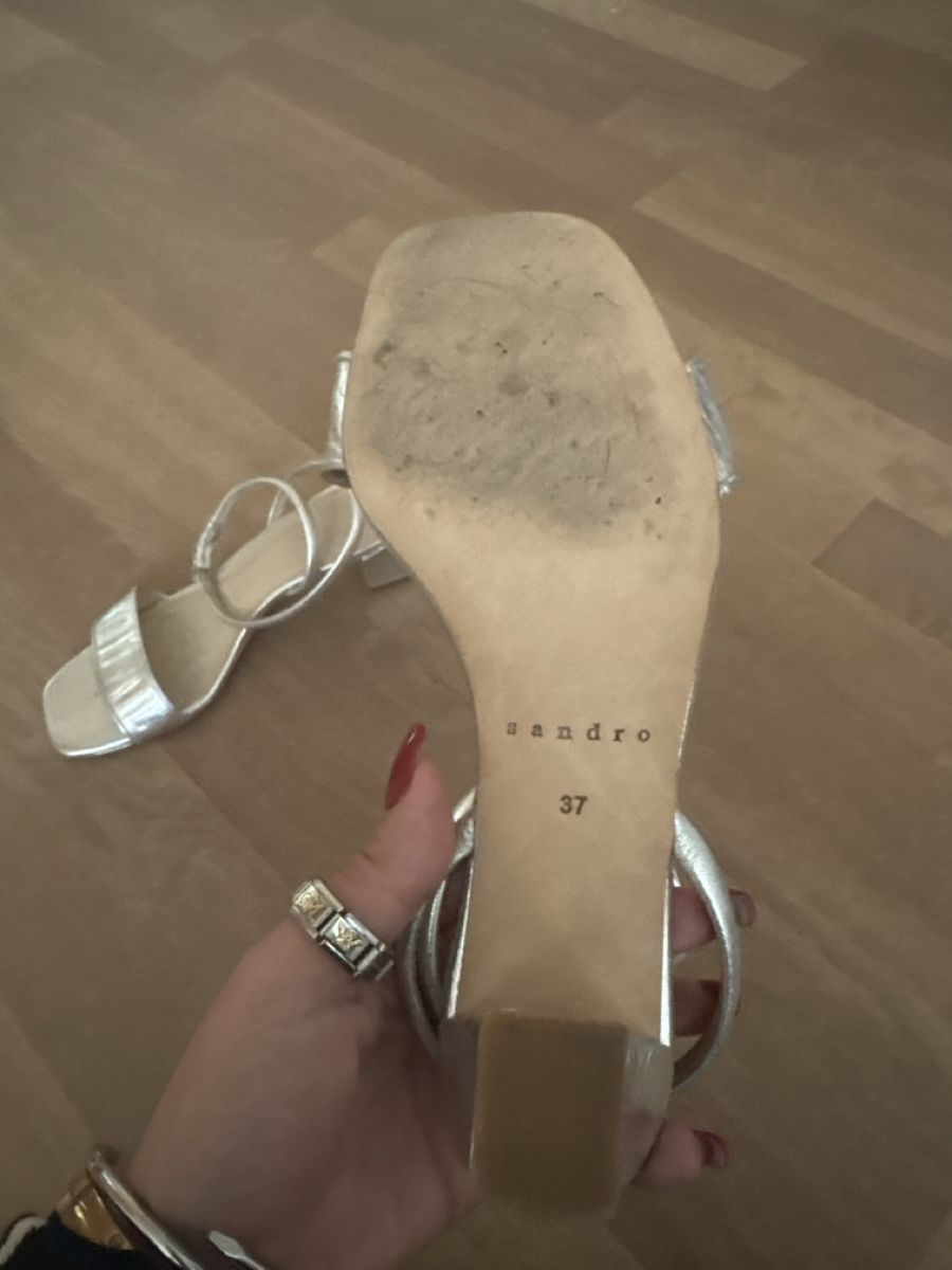 Sandro Chaussures femmes: Sandro Silver Sandals size37 – D'occasion à Wettswil par tininha79 3
