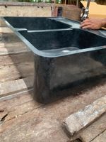 Spülbecken Küchenspüle Natur Stein Doppel Spül Waschbecken