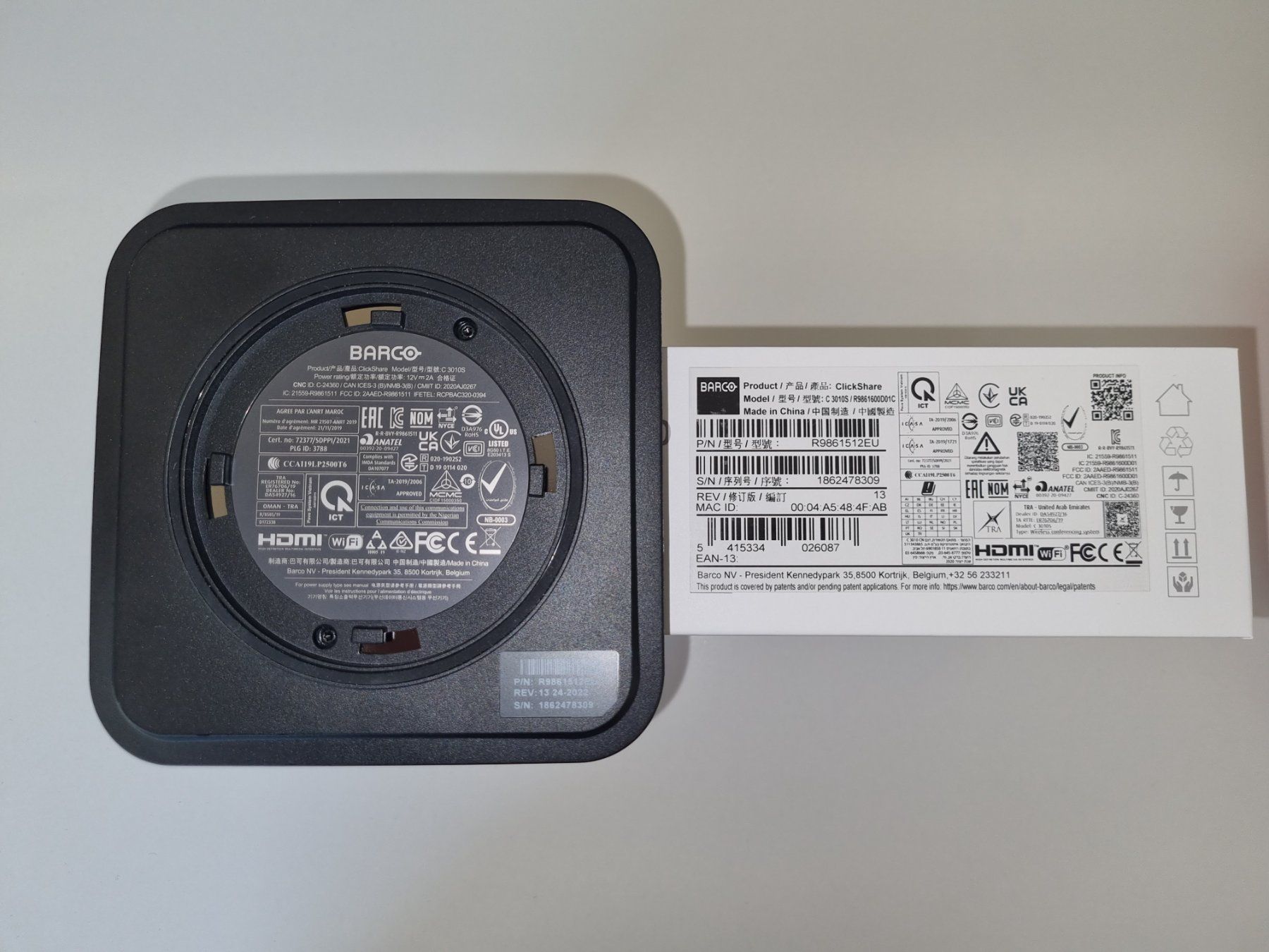 Lettore multimediale & Streamer: Barco ClickShare CX-20 inkl. 1x Dongles & Netzteil – Usato da Volketswil venduto da SupragSolutionsAG 2