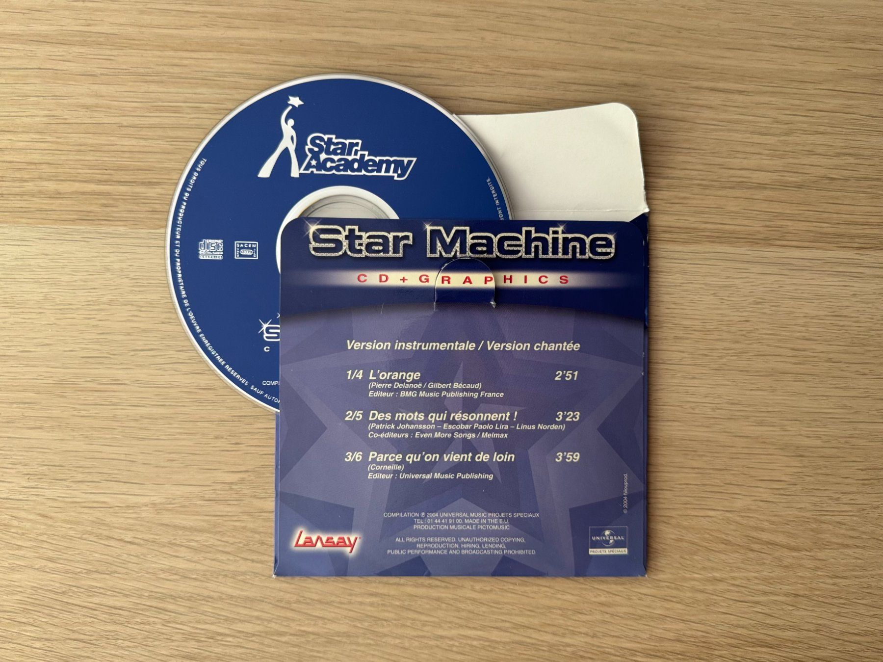 CD: Star Academy - Star Machine - CD + Graphics – Usato da Genève venduto da Reveur 1