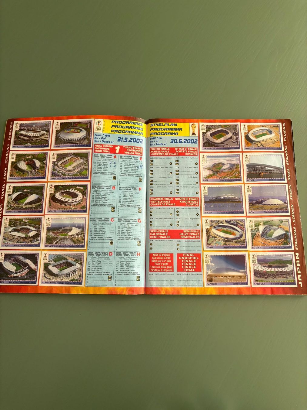 Panini Album: Panini-Heft WM 2002 / Korea Japan – Usato da Zürich venduto da jimmy_12 2