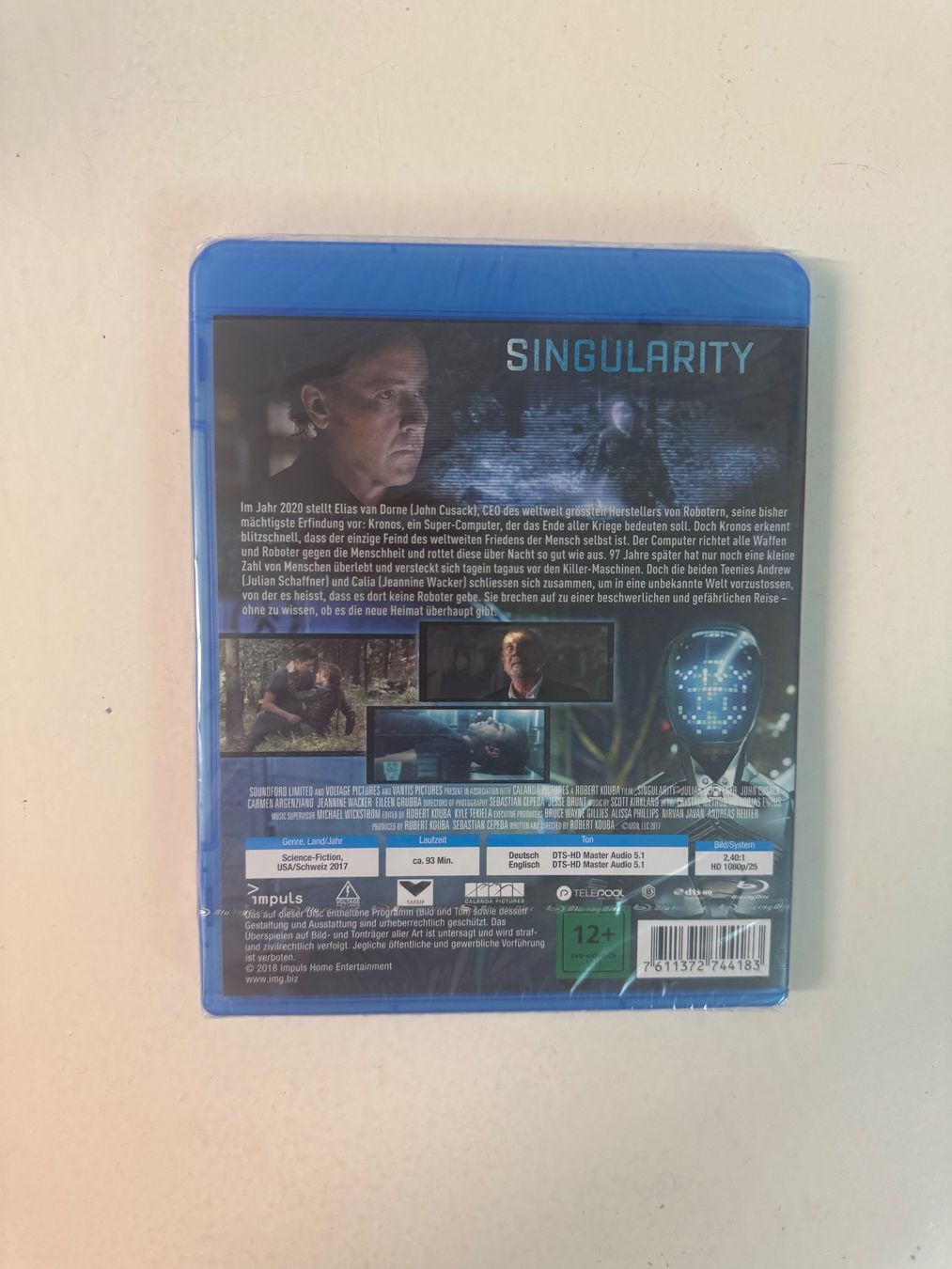 Tous les DVDs: SINGULARITY. (BLU-RAY/OVP) – Neuf avec emballage d'origine à Basel par san_2qlq 1