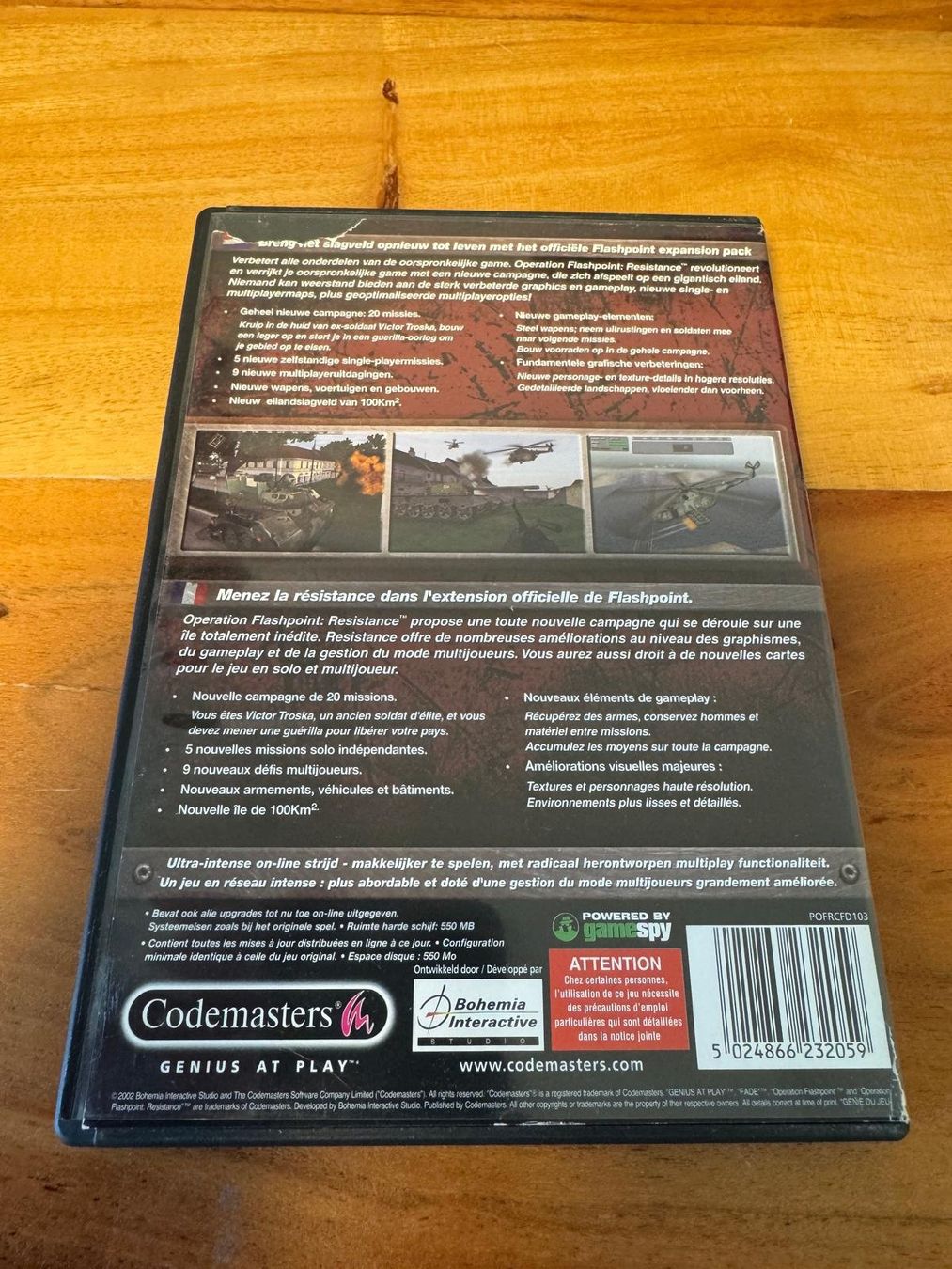 Microsoft Jeux: Operation Flashpoint Resistance PC CD-ROM – D'occasion à Visp par Falken_auge 1