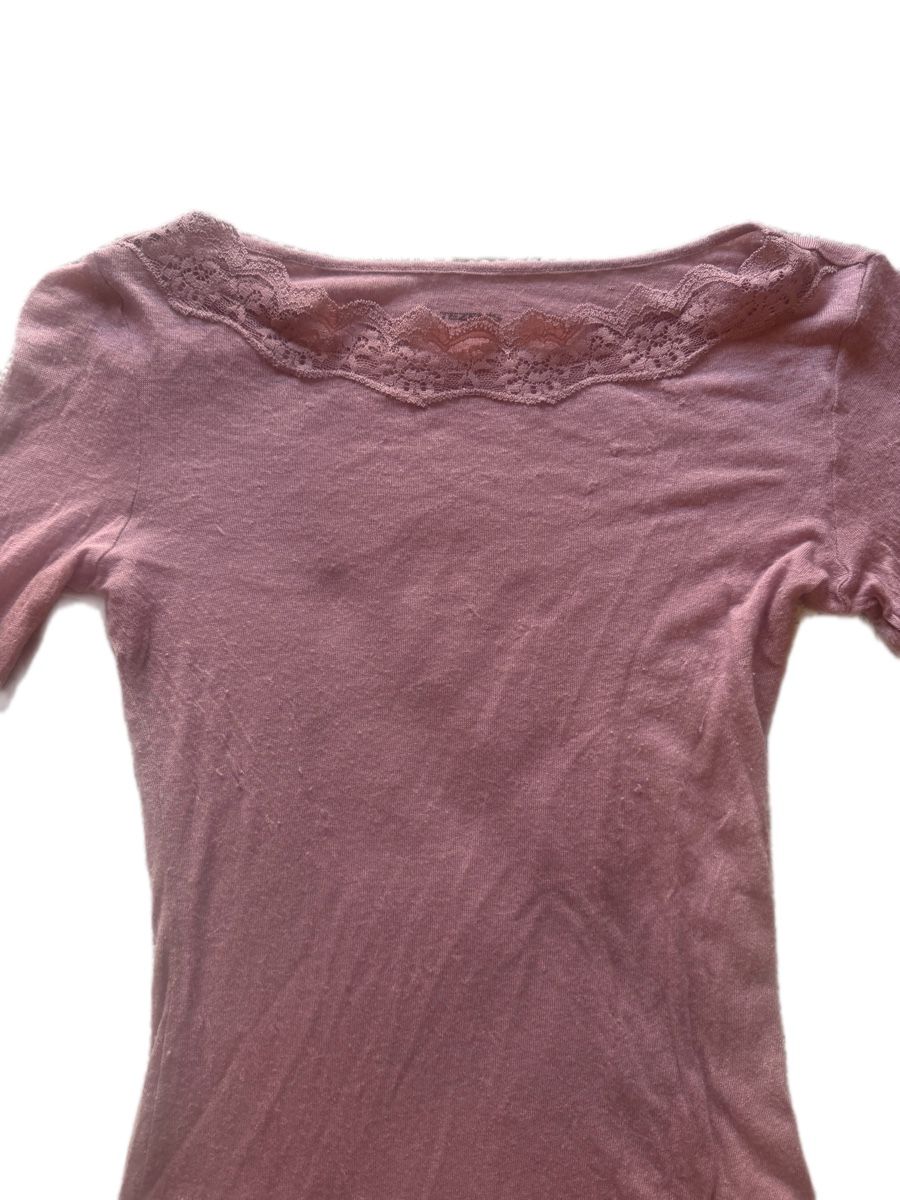 Tezenis T-Shirts: Langarmshirt mit Spitzen  – Gebraucht aus Vilters von sele08_ale08
