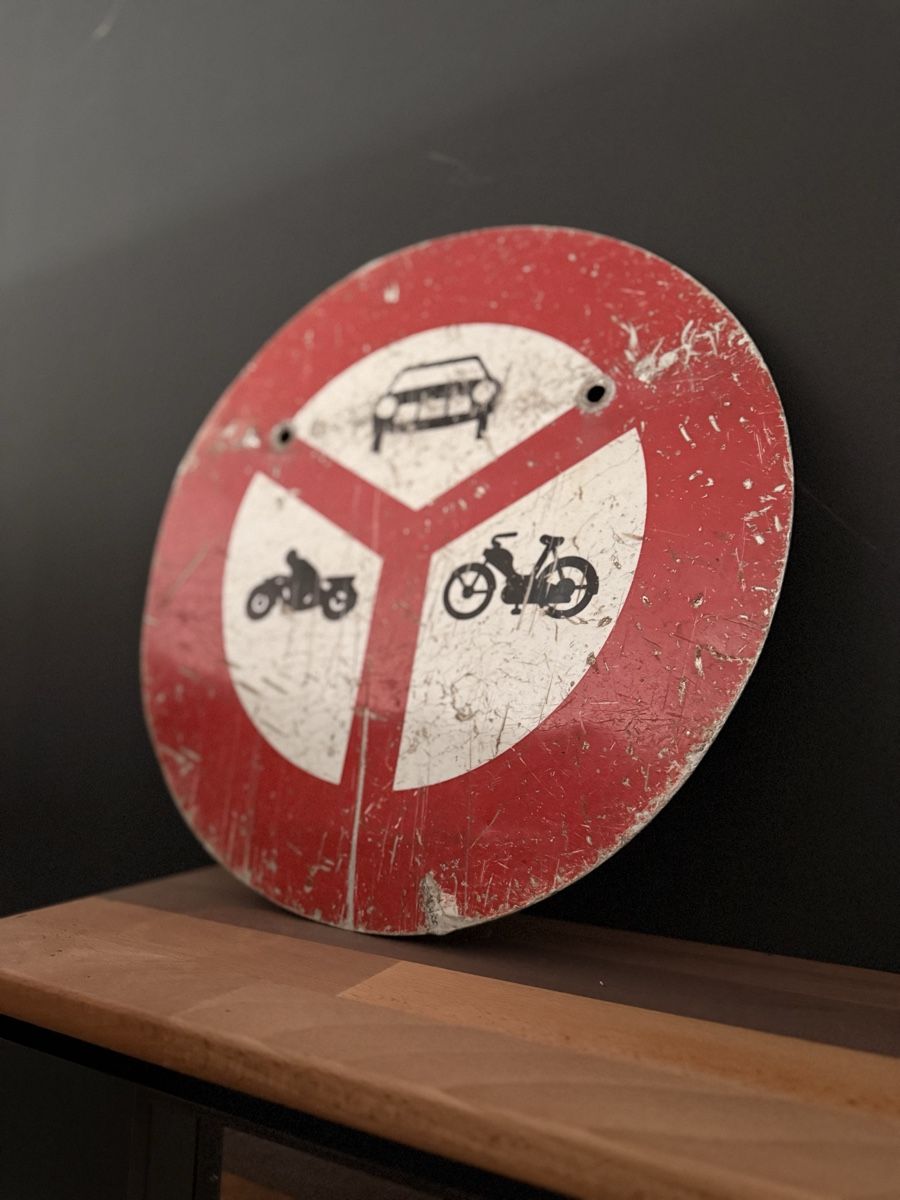 Insegne: Fahrvebot schild – Usato da Studen BE venduto da Timfrey2000
