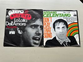 ADRIANO CELENTANO tolle Single Kult Hit Film Italy Azzuro