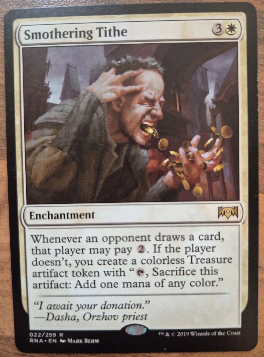 Magic The Gathering Sammelbilder & Trading cards: Smothering Tithe - MtG - EN – Gebraucht aus Bolligen von Gurkenfeld