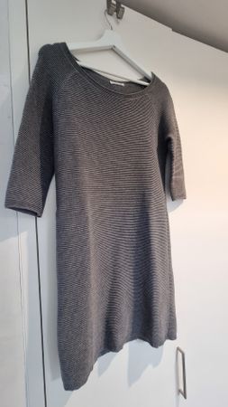 Graues Strickkleid, Grösse M