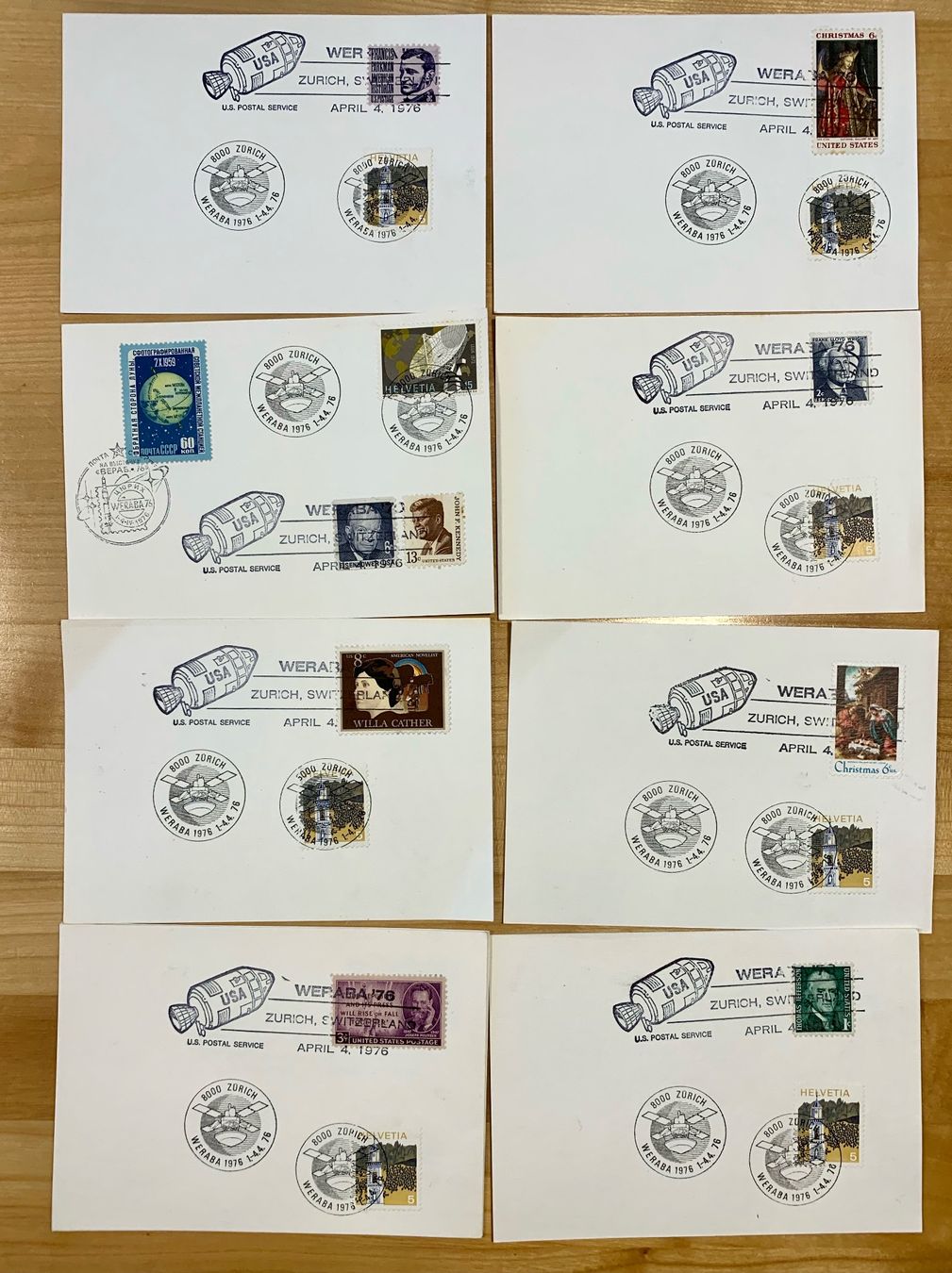 Tutti i francobolli: Briefmarken Wereba 1976 – Usato da Zürich venduto da ruedigg 1