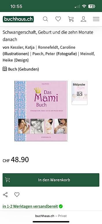 Libri: Das Mami Buch während der Schwangerschaft  – Usato da Pfäffikon SZ venduto da hejaeggi