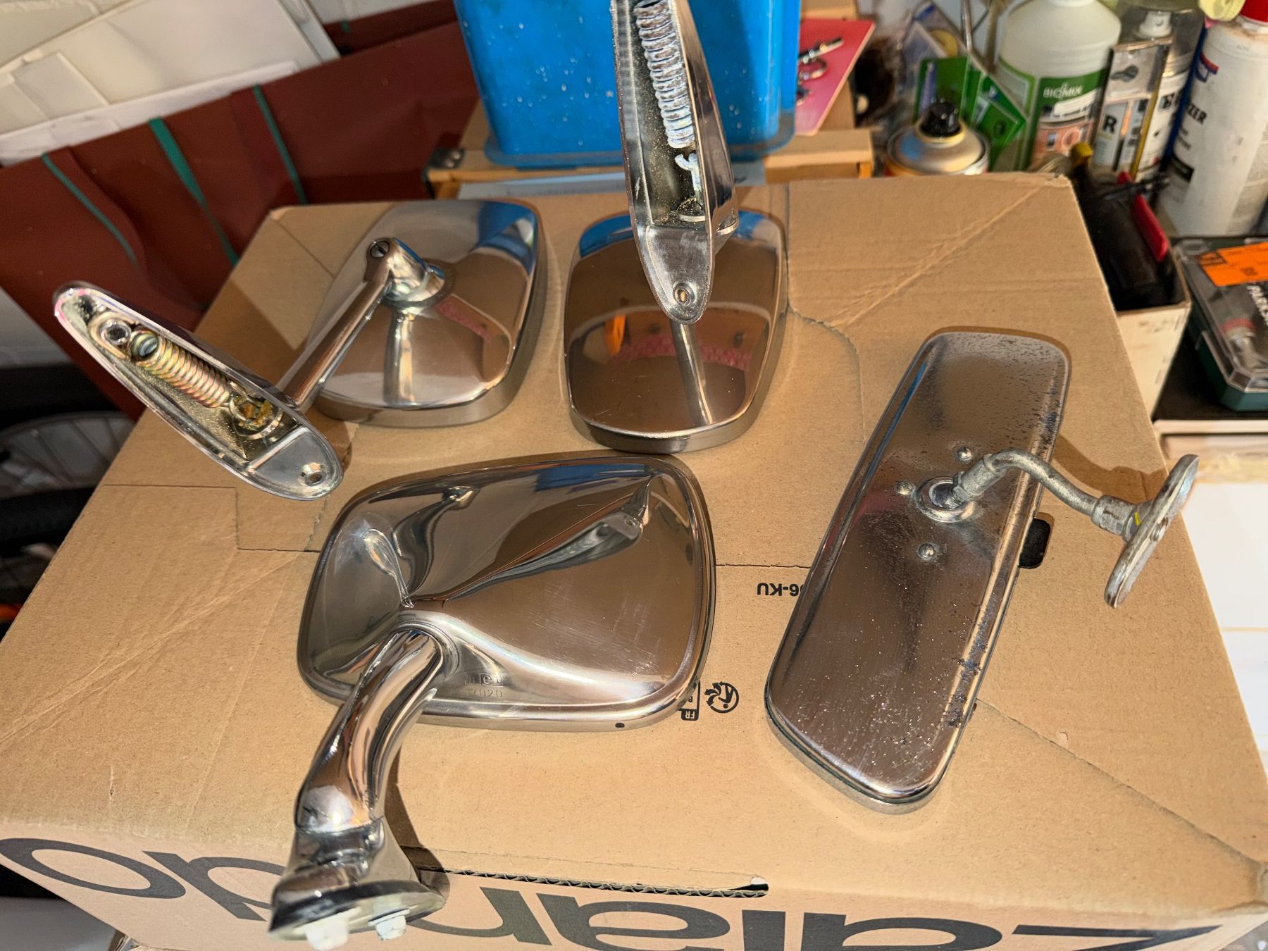 Tutti pezzi di ricambio auto: Lot Oldtimer Spiegel Chrom, diverse Modelle AKTIONS PREIS – Usato da Luzern venduto da Basa73 1