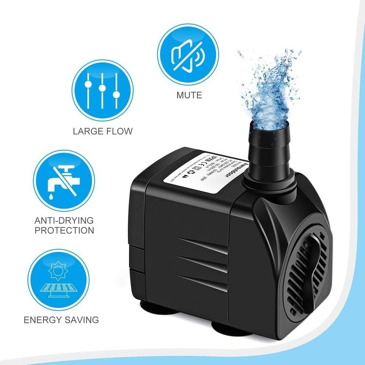 Wasserpumpe Tauchpumpe Aquarium Pumpe Förderpumpe 25W1800L/H Kaufen