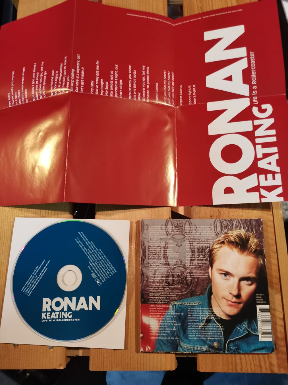 CD: Ronan Keating Life Is A Rollercoaster CD Single Cardboard – Usato da Zofingen venduto da noise123 1
