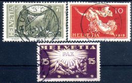 1919 SERIE FRIEDENSMARKEN GESTEMPELT - CC49