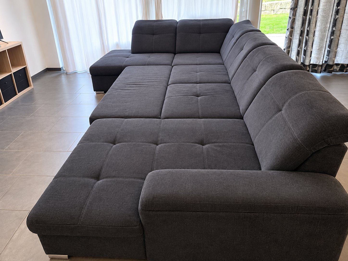 Conforama Sofas: Conforama BRUNO Ecksofa Anthrazit mit Schlaffunktion – Gebraucht aus Koblenz von Anchorage187 1