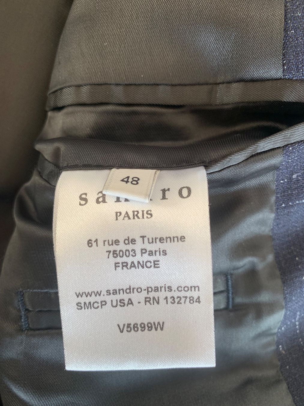 Sandro Completi: Neuwertiger Anzug von SANDRO, Gr.48 – Nuovo (secondo la descrizione) da Eglisau venduto da vfe7 4