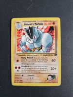 Giovanni's Machoke Pokemon Karte Gym Challange