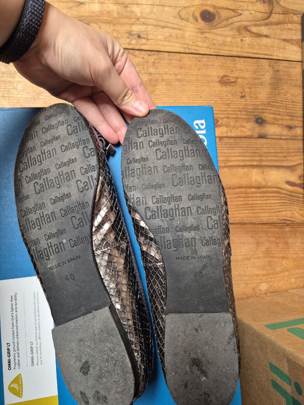 Scarpe da donna: Ballerinas Callaghan Schlangenoptik Grösse 40 – Usato da Uetendorf venduto da vivioyeh13 2
