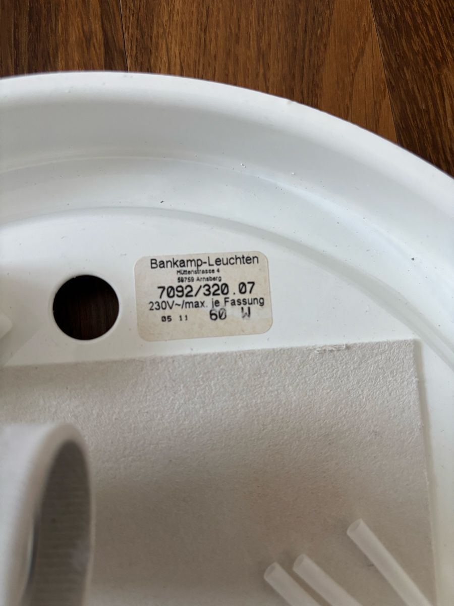 Bankamp Lampadari & plafoniere: Bankamp Deckenlampe Basic Weiss – Usato da Zürich venduto da FedeSara 3