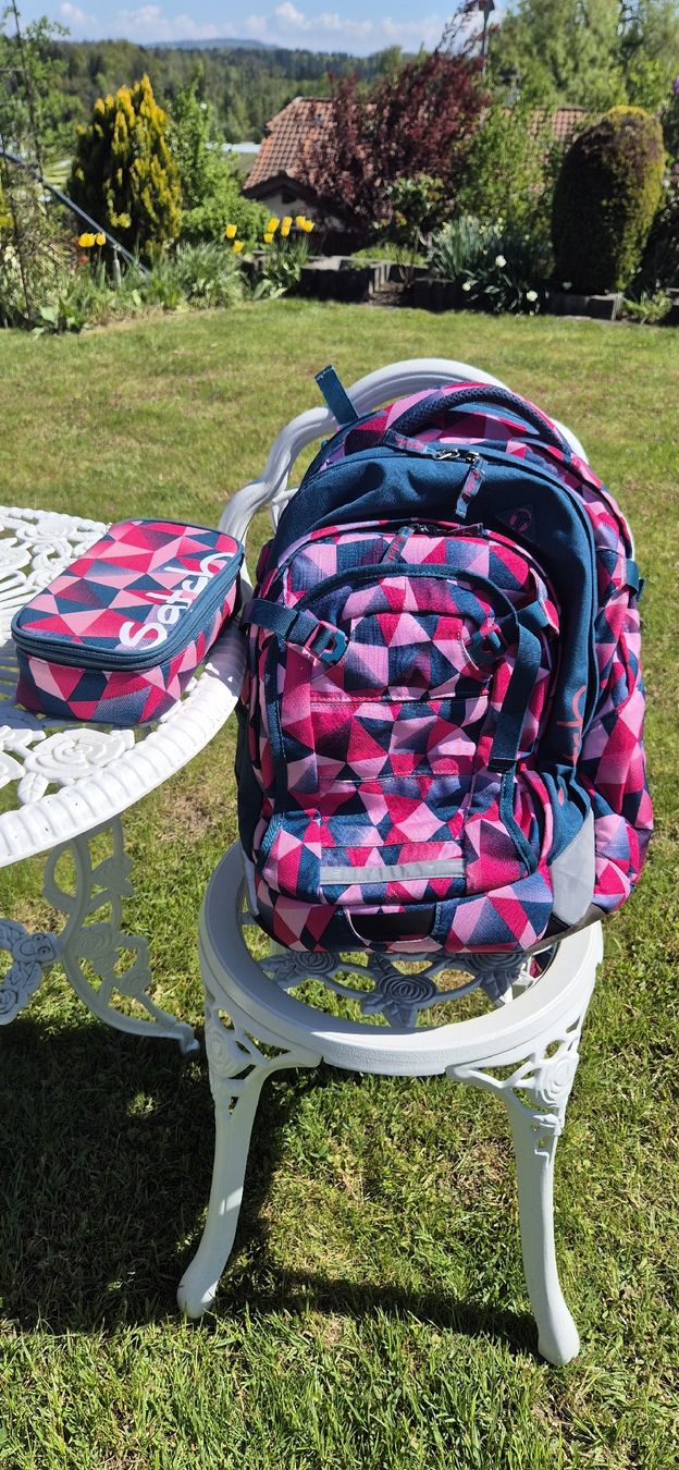 Satch Borse & Zaini: Satch Schulrucksack pink/rosa/petrol. Etui gratis !!! – Usato da Oberwil-Lieli venduto da cla_j25n