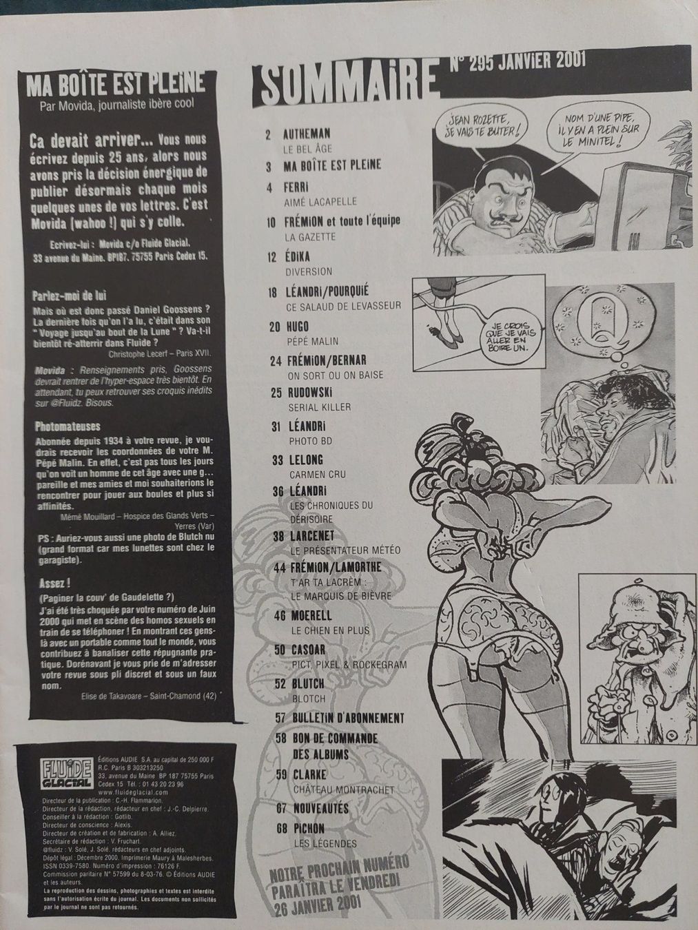 Fumetti: Fluide Glacial No 295 Janv. 2001 BE+ – Usato da Genève venduto da Blu_BD 2