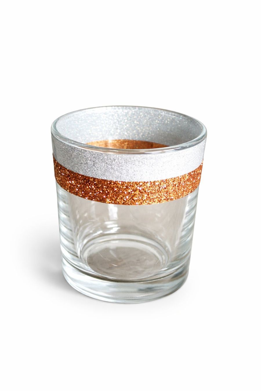 Portacandele: Kerzenhalter Glas Gold Rand Teelichthalter – Usato da Fully venduto da VaneaSelection 2
