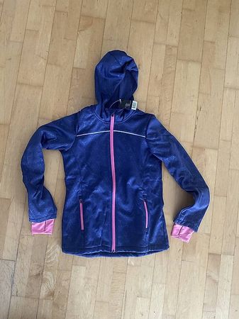 Mädchen Softshelljacke mit Kapuze Grösse 158 / 164