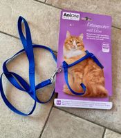 Katzengeschirr mit Leine Grösse S-M Leine ca 120 cm Neu