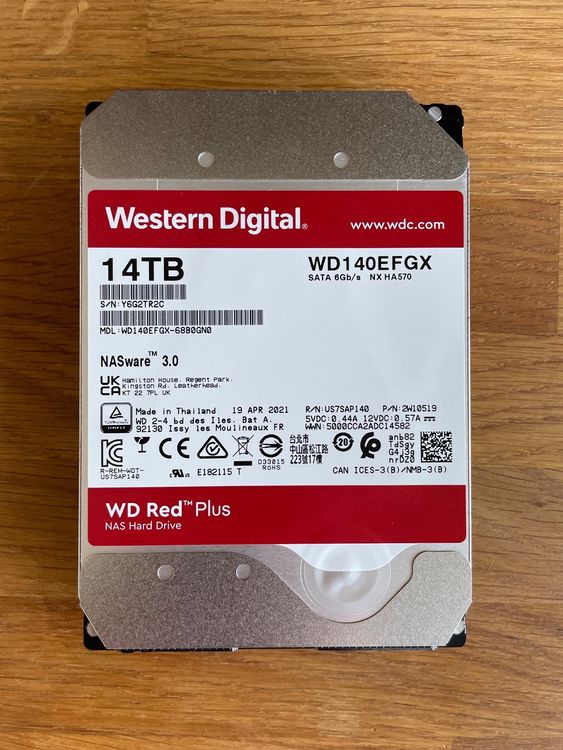WD Red Plus 14TB (WD140EFGX) | Kaufen auf Ricardo
