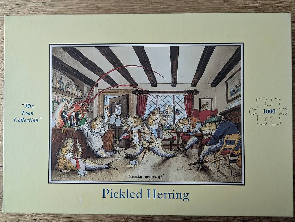 Puzzle: Puzzle "Pickled Herring", 1000 Teile – Usato da Winterthur venduto da walliballi