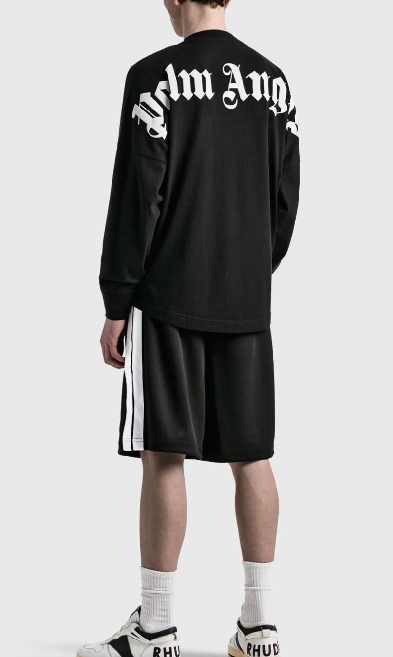 Palm Angels T-Shirts: Palm Angels Long T-Shirt  Black – Neu (gemäss Beschreibung) aus Zollikerberg von Onetop