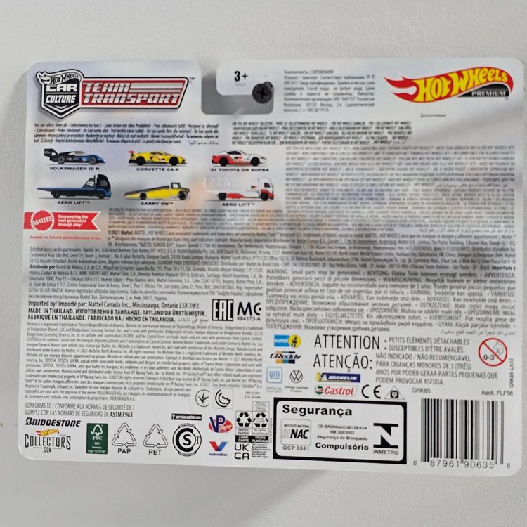 Hot wheels premium Team transport Toyota Supra GR aero lift (Gebraucht