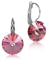 Ohrringe versilbert Primero Crystals 14 mm