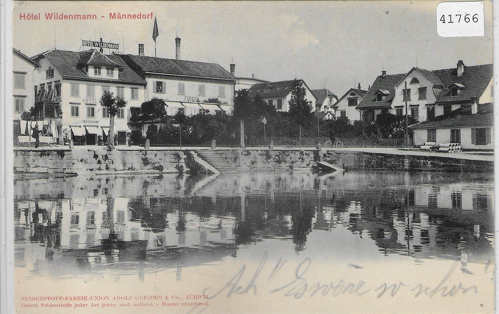 Cartoline postali: Hotel Wildemann - Männedorf – Usato da Ettingen venduto da Kartenplanet