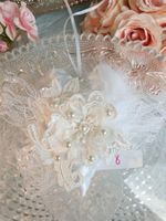 Herz Geschenk Deko Hochzeit Shabby Chic Spitze Stoffherz