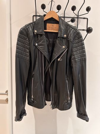 Goosecraft Lederjacke Biker 921 Schwarz Grösse M