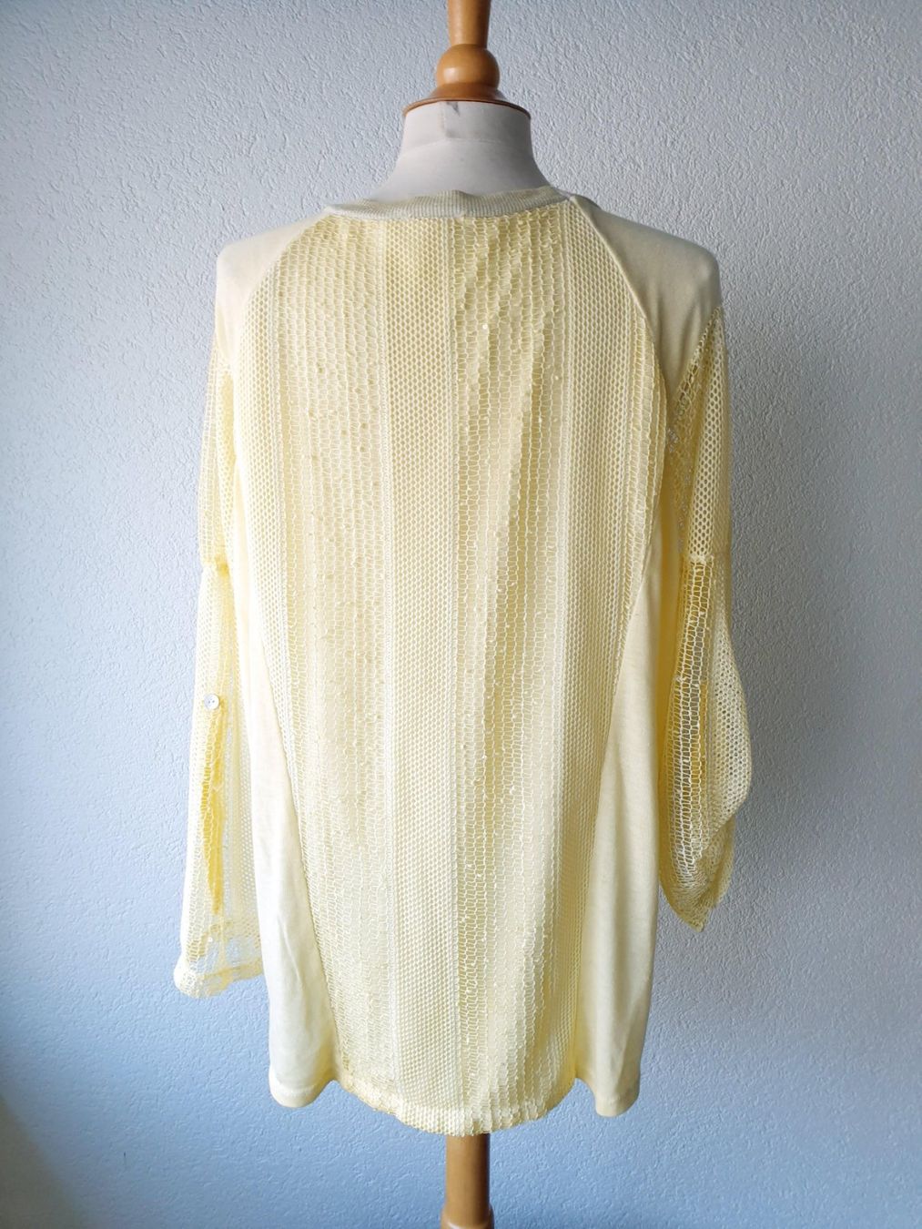 Pullover & Sweatshirts: PULLOVER PULLI MADE ITALY MIT SEIDE L 42 40 GELB TUNIKA TOP – Neu (gemäss Beschreibung) aus Elsau von the-colorful-side 6