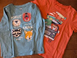C&A T-Shirts Grösse 110/122 zwei Stück sehr guter Zustand 