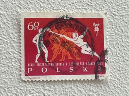 Sport Thema Briefmarke