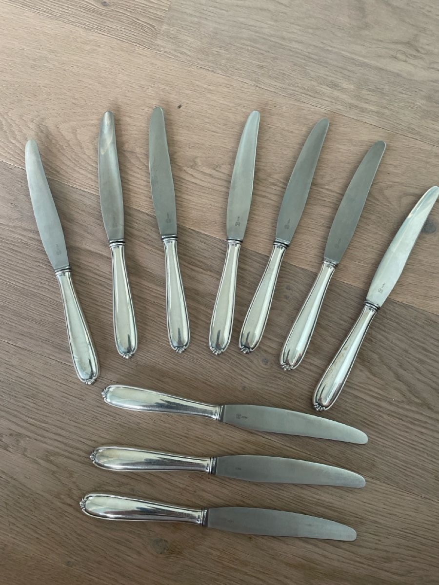 Jezler Besteck: Jezler Silbermesser 800 – Gebraucht aus richterswil von luzia09