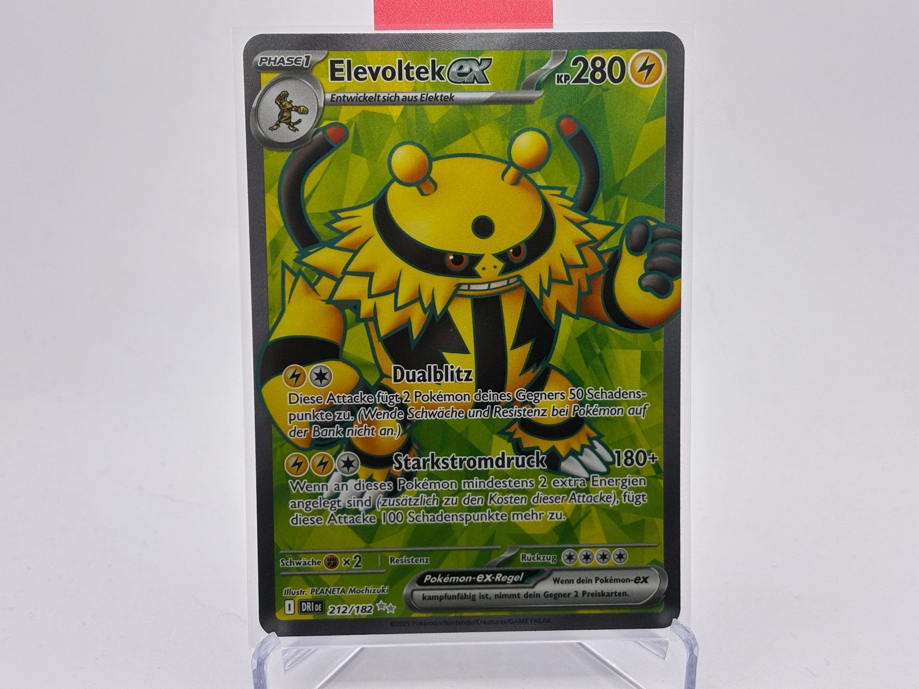 Pokémon Carte collezionabili: Ewige Rivalen - Elevoltek ex  (DRI 212) - DE – Nuovo (secondo la descrizione) da Allschwil venduto da Bullach